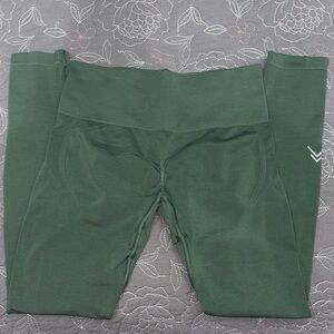 Oner Active Forest Green Effortless Seamless Leggings with White Logo